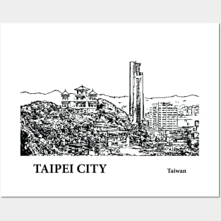 Taipei City - Taiwan Posters and Art